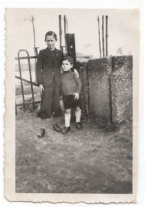 Mr. Vega hidden with his "brother" 1944
