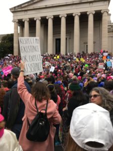 Marchers by National Gallery Women's March