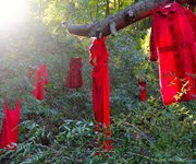 Red dresses symbolize the murdered and missing indigenous women